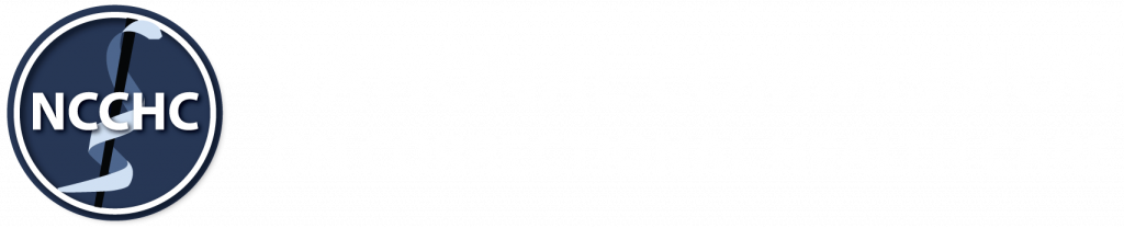 2022 NCCHC Logo 4c reverse tag Horizontal
