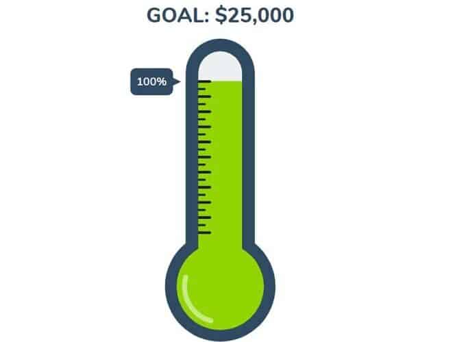 100% of our fundraising goal reached